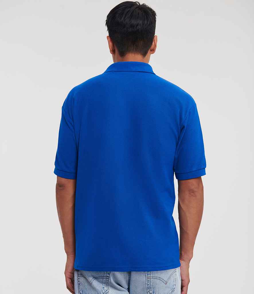Russell Russell Athletic Poly/Cotton Piqué Polo Shirt Bright Royal