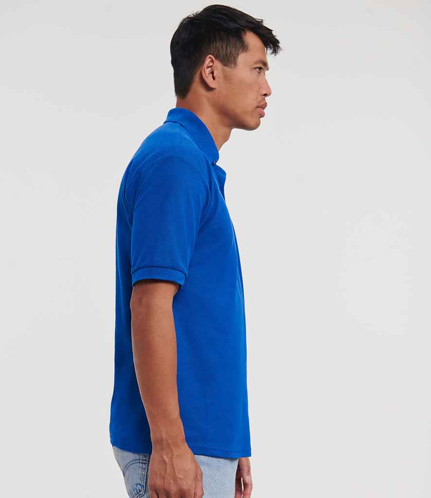 Russell Russell Athletic Poly/Cotton Piqué Polo Shirt Bright Royal