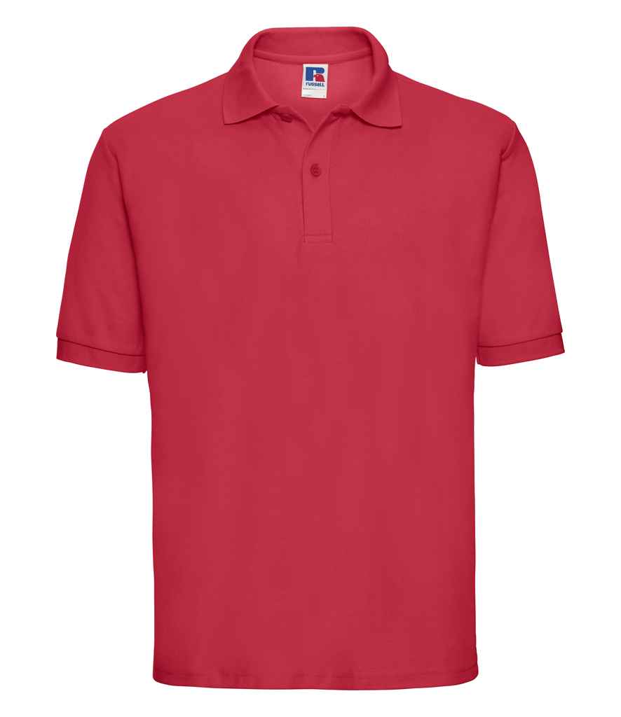 Russell Russell Athletic Poly/Cotton Piqué Polo Shirt Classic Red