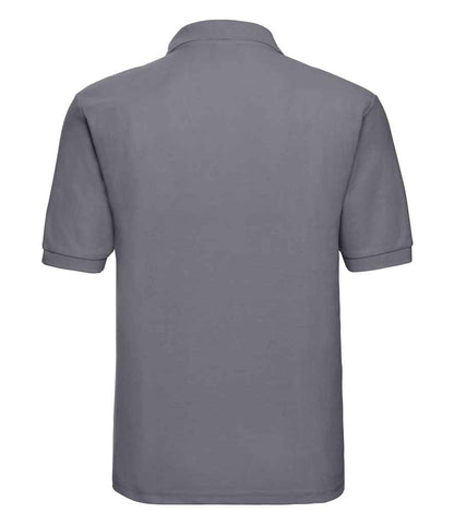 Russell Russell Athletic Poly/Cotton Piqué Polo Shirt Convoy Grey