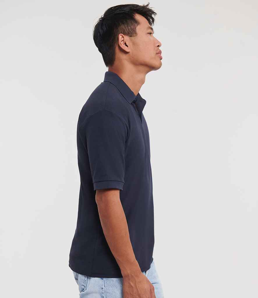 Russell Russell Athletic Poly/Cotton Piqué Polo Shirt French Navy