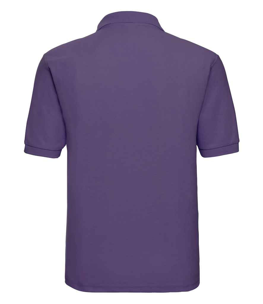 Russell Russell Athletic Poly/Cotton Piqué Polo Shirt Purple