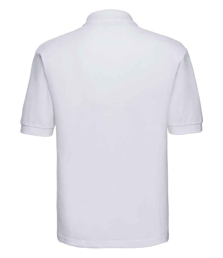 Russell Russell Athletic Poly/Cotton Piqué Polo Shirt White
