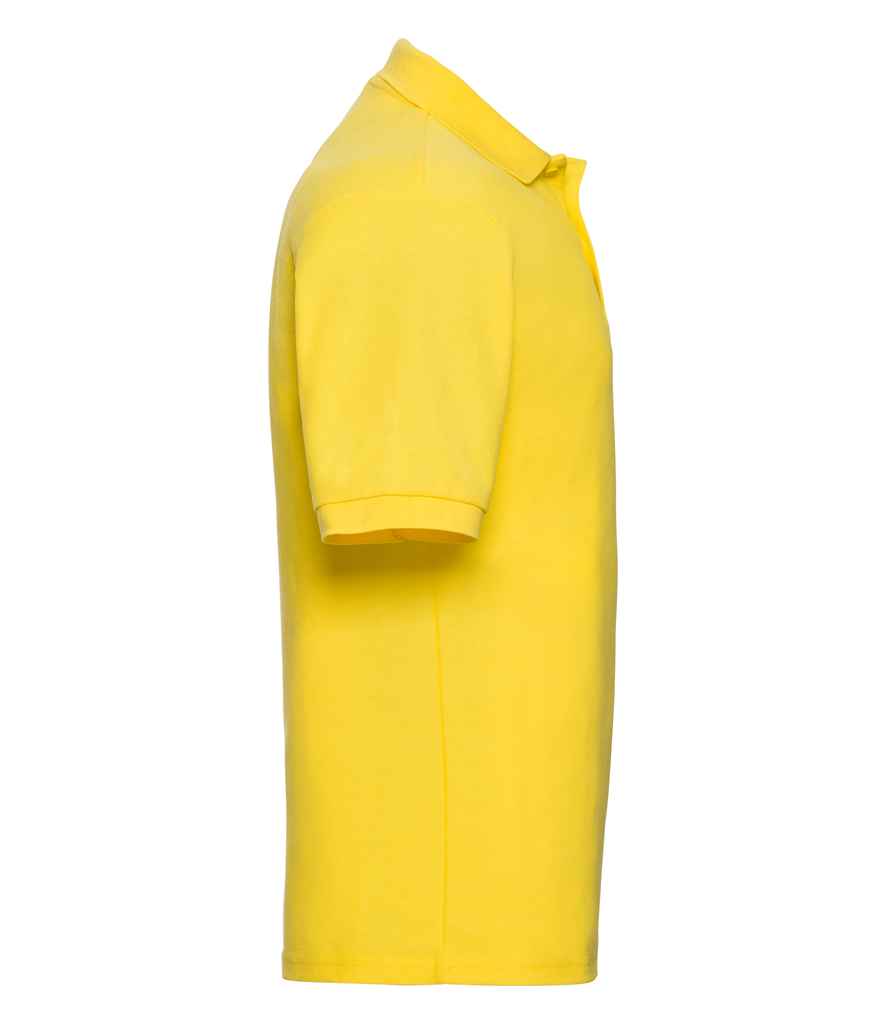 Russell Russell Athletic Poly/Cotton Piqué Polo Shirt Yellow