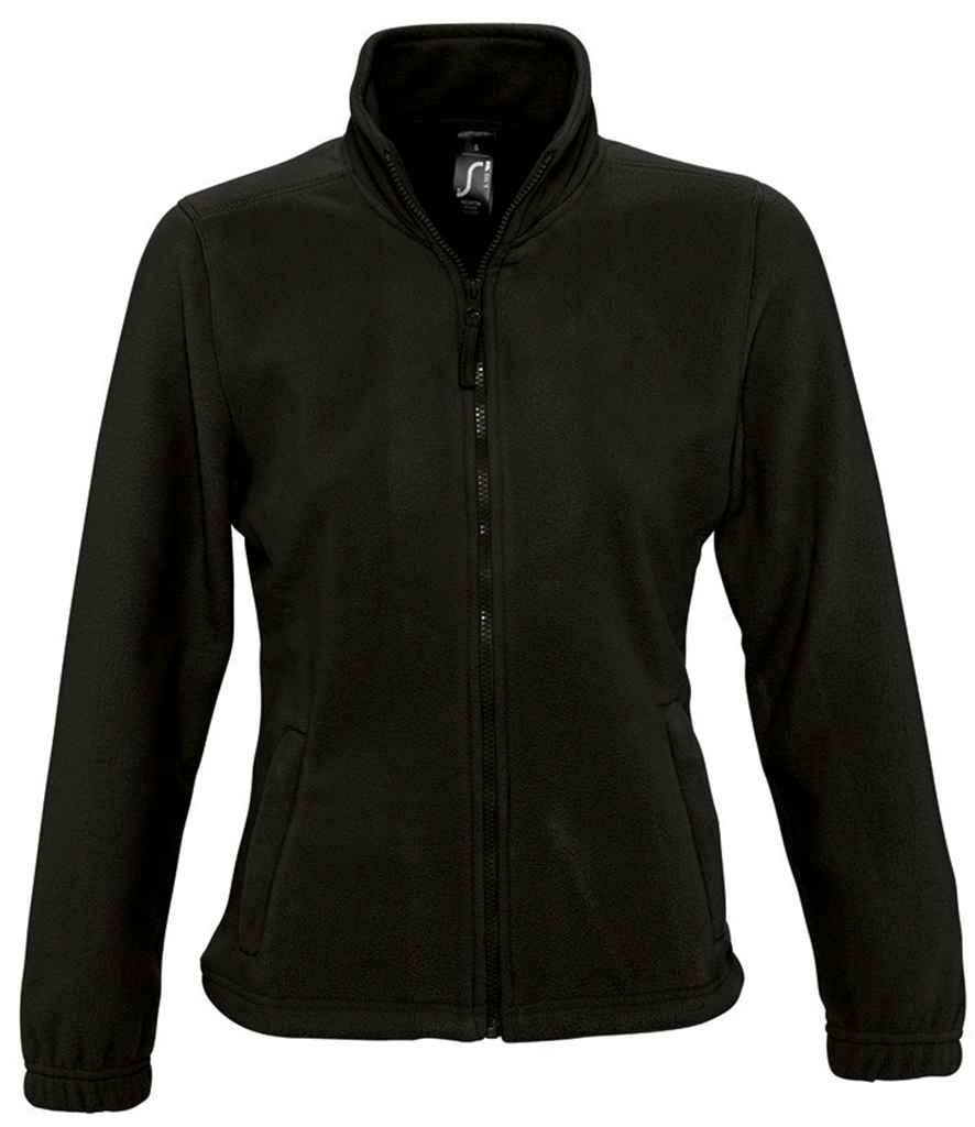 SOL'S Ladies North Fleece Jacket in Black