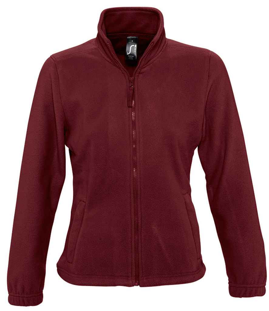 SOL'S Ladies North Fleece Jacket - Burgundy