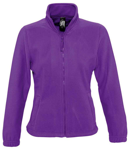 SOL'S Ladies North Fleece Jacket - Dark Purple