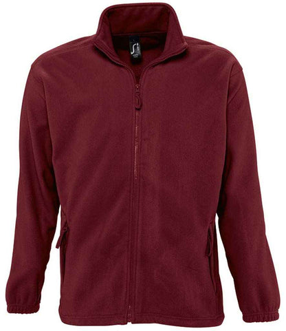SOL'S North Fleece Jacket - Burgundy