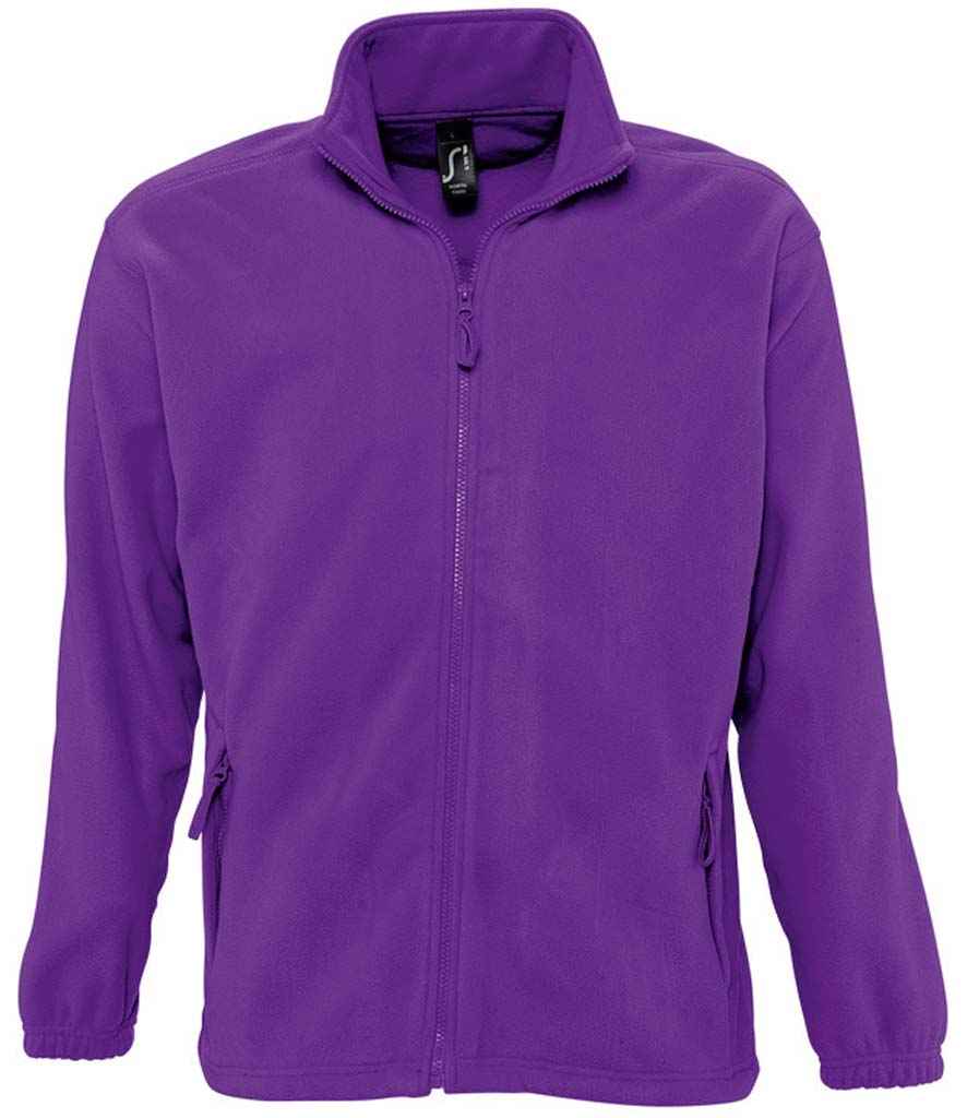 SOL'S North Fleece Jacket - Dark Purple