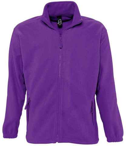 SOL'S North Fleece Jacket - Dark Purple
