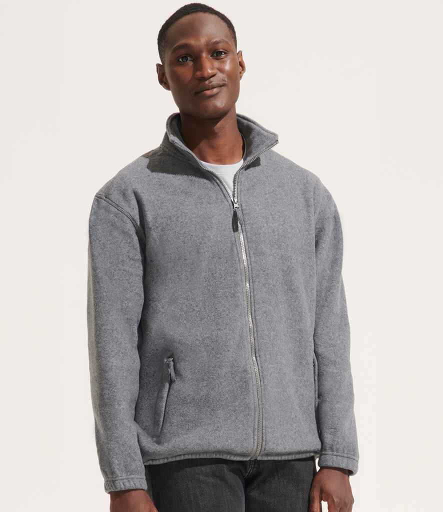 SOL'S North Fleece Jacket - Grey Marl