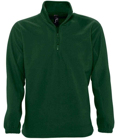 SOL'S Ness Zip Neck Fleece - Green