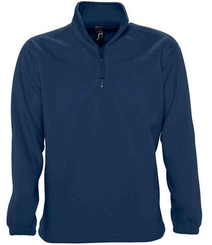 SOL'S Ness Zip Neck Fleece - Navy