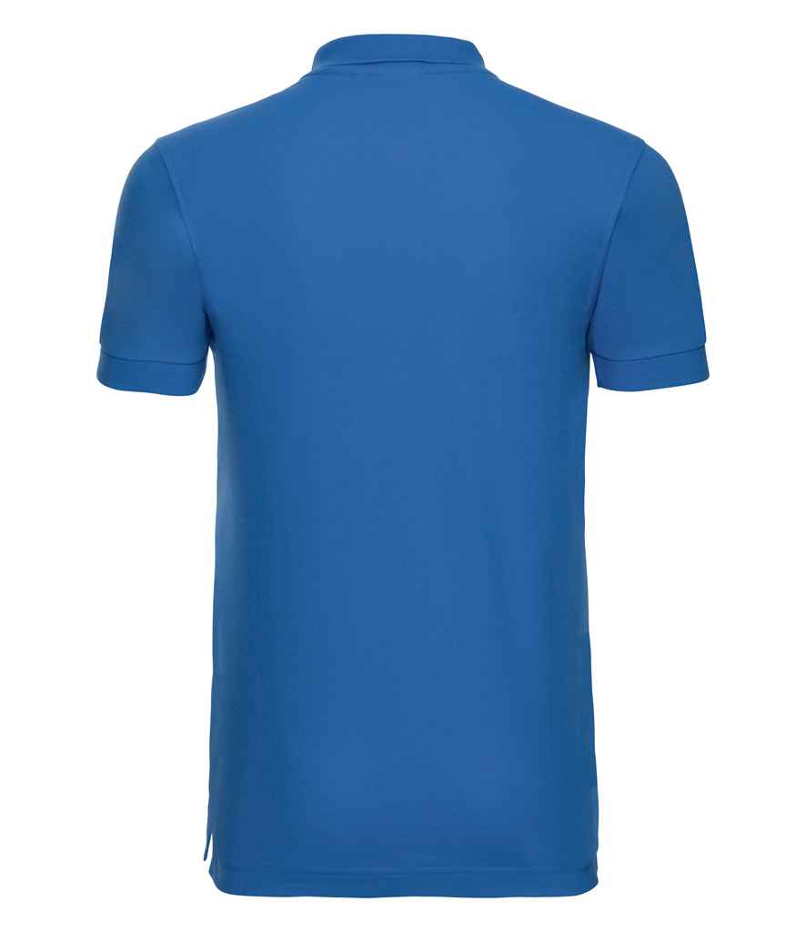 Russell Russell Athletic Stretch Piqué Polo Shirt Azure