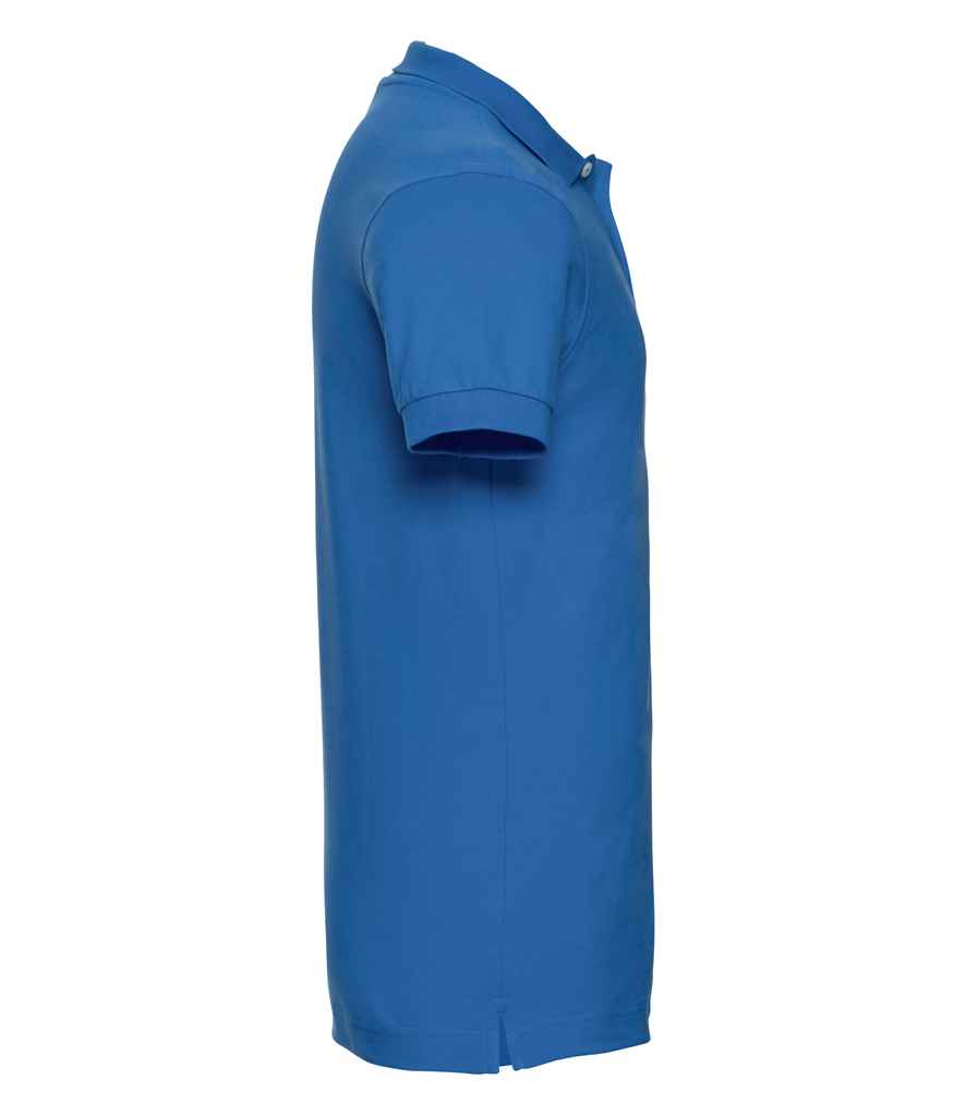 Russell Russell Athletic Stretch Piqué Polo Shirt Azure