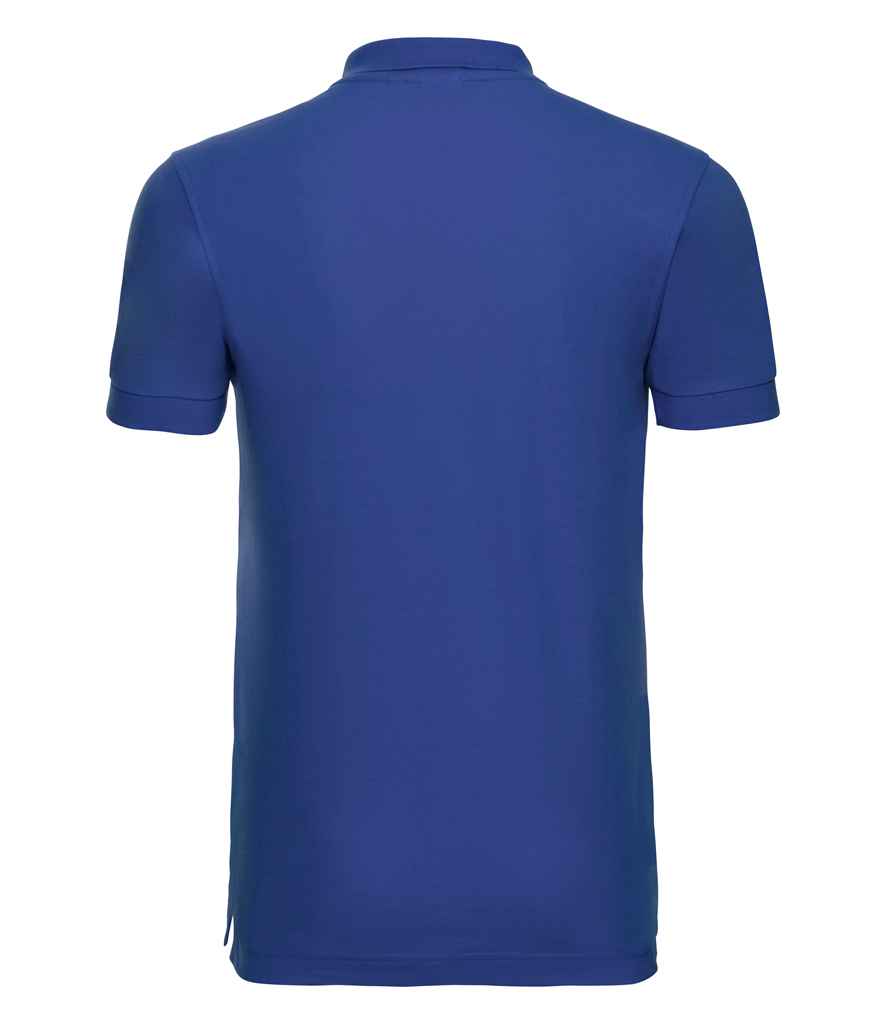 Russell Russell Athletic Stretch Piqué Polo Shirt Bright Royal