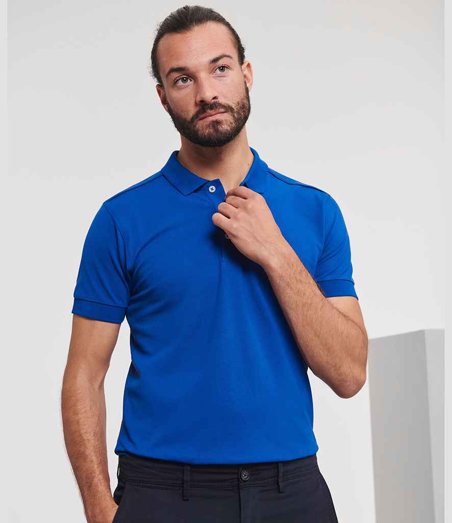 Russell Athletic Stretch Piqué Polo Shirt