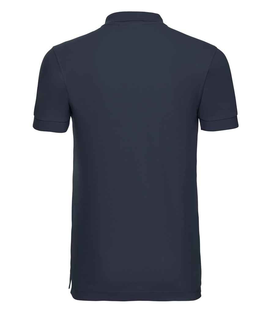 Russell Russell Athletic Stretch Piqué Polo Shirt French Navy