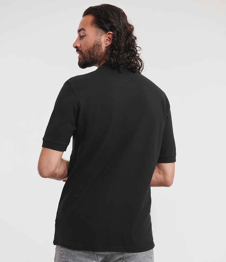 Russell Russell Athletic Classic Cotton Piqué Polo Shirt Black