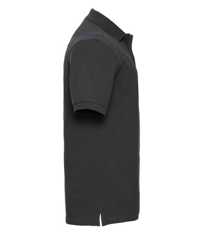 Russell Russell Athletic Classic Cotton Piqué Polo Shirt Black