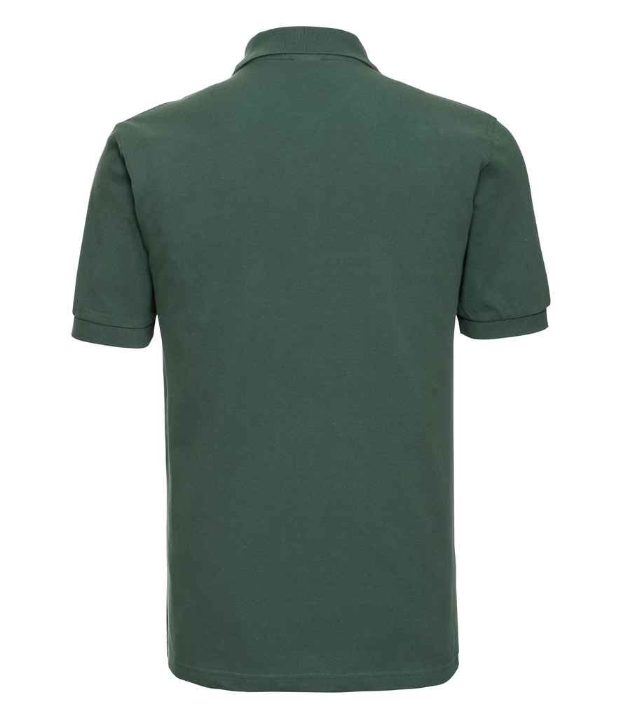 Russell Russell Athletic Classic Cotton Piqué Polo Shirt Bottle Green
