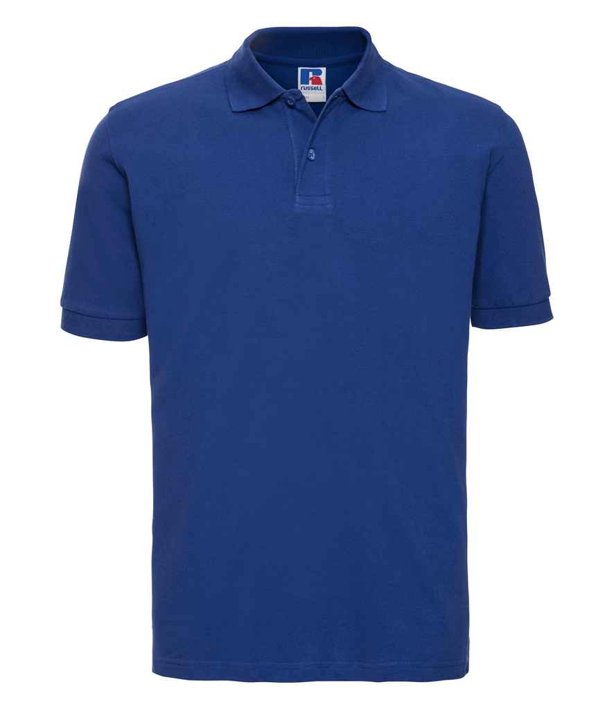 Russell Russell Athletic Classic Cotton Piqué Polo Shirt Bright Royal