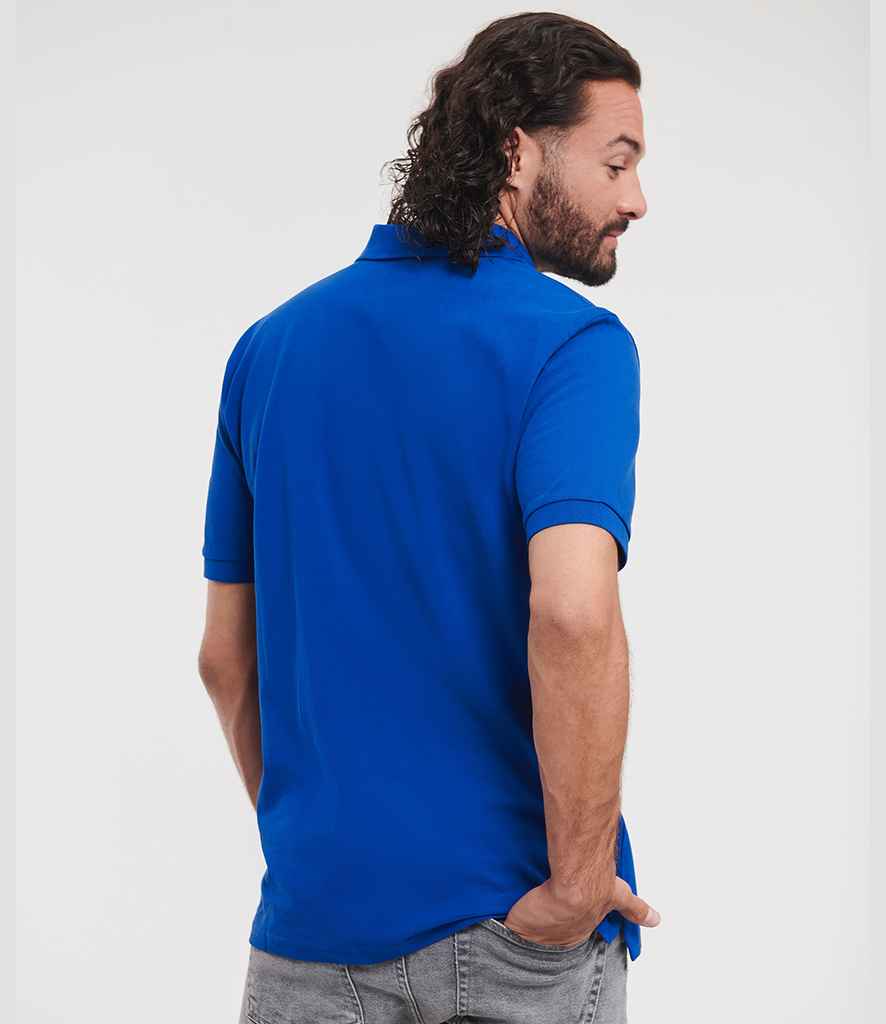Russell Russell Athletic Classic Cotton Piqué Polo Shirt Bright Royal