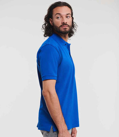 Russell Russell Athletic Classic Cotton Piqué Polo Shirt Bright Royal