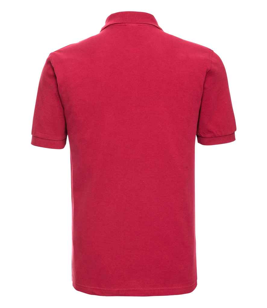 Russell Russell Athletic Classic Cotton Piqué Polo Shirt Classic Red