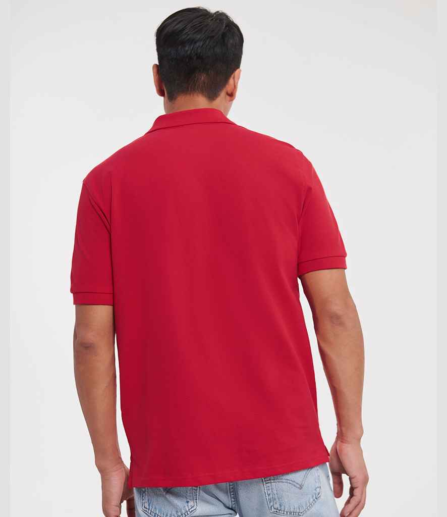 Russell Russell Athletic Classic Cotton Piqué Polo Shirt Classic Red