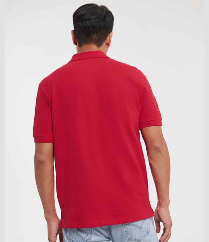 Russell Russell Athletic Classic Cotton Piqué Polo Shirt Classic Red