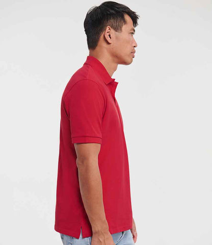 Russell Russell Athletic Classic Cotton Piqué Polo Shirt Classic Red