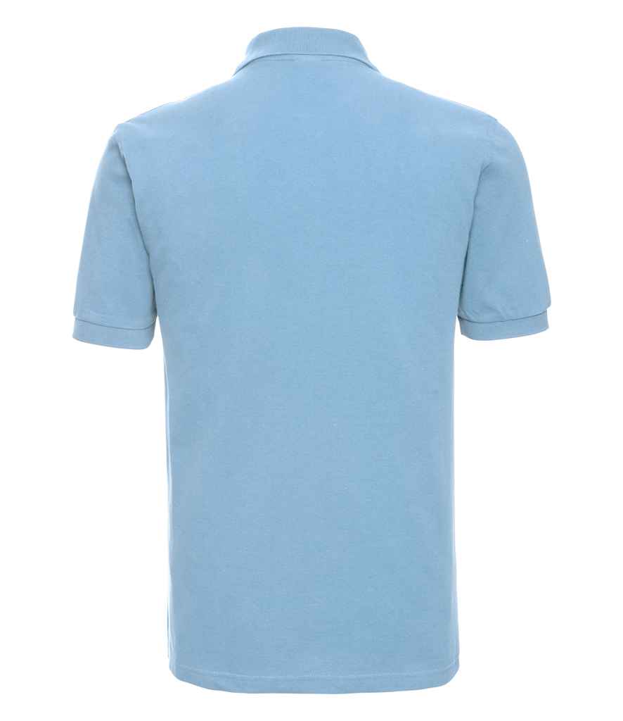 Russell Russell Athletic Classic Cotton Piqué Polo Shirt Sky Blue