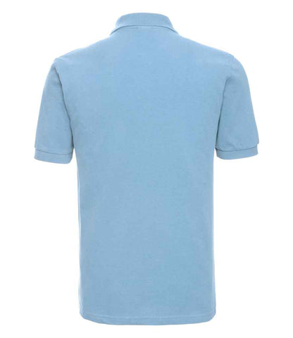 Russell Russell Athletic Classic Cotton Piqué Polo Shirt Sky Blue