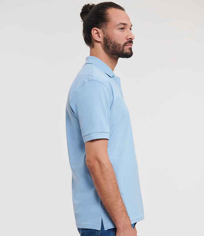 Russell Russell Athletic Classic Cotton Piqué Polo Shirt Sky Blue