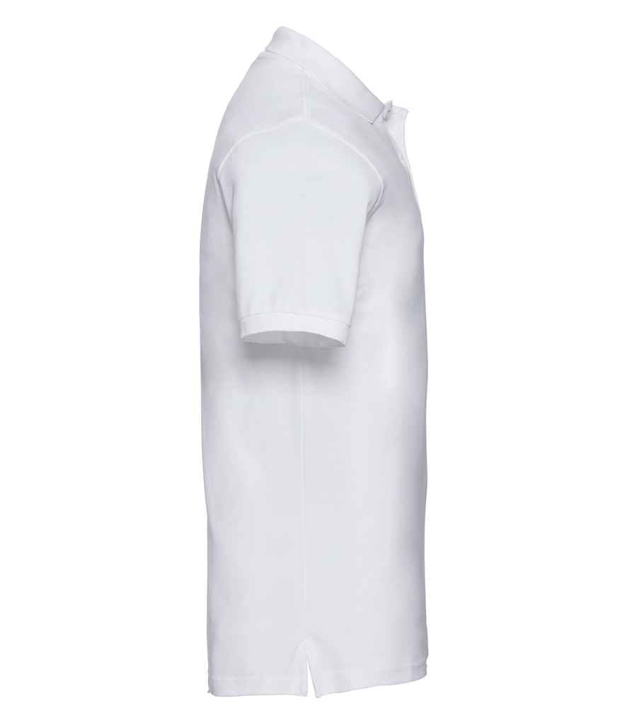 Russell Russell Athletic Classic Cotton Piqué Polo Shirt White
