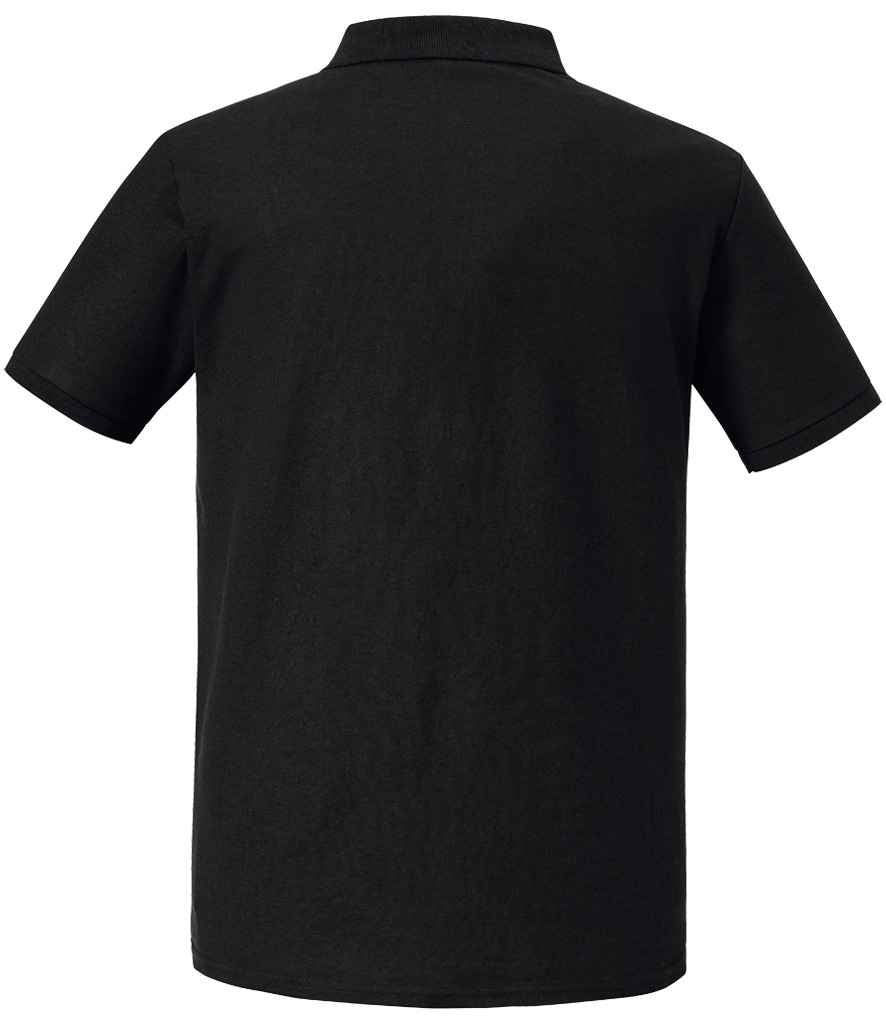 Russell Russell Athletic Authentic Eco Piqué Polo Shirt Black