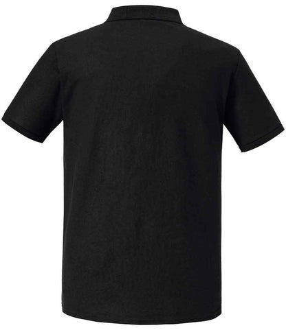 Russell Russell Athletic Authentic Eco Piqué Polo Shirt Black