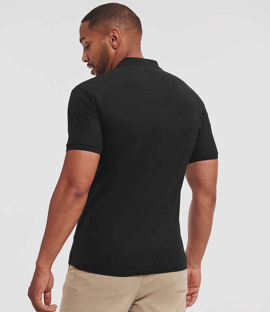 Russell Russell Athletic Authentic Eco Piqué Polo Shirt Black