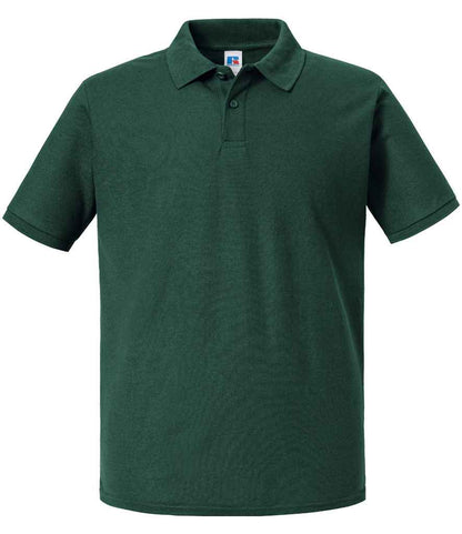 Russell Russell Athletic Authentic Eco Piqué Polo Shirt Bottle Green