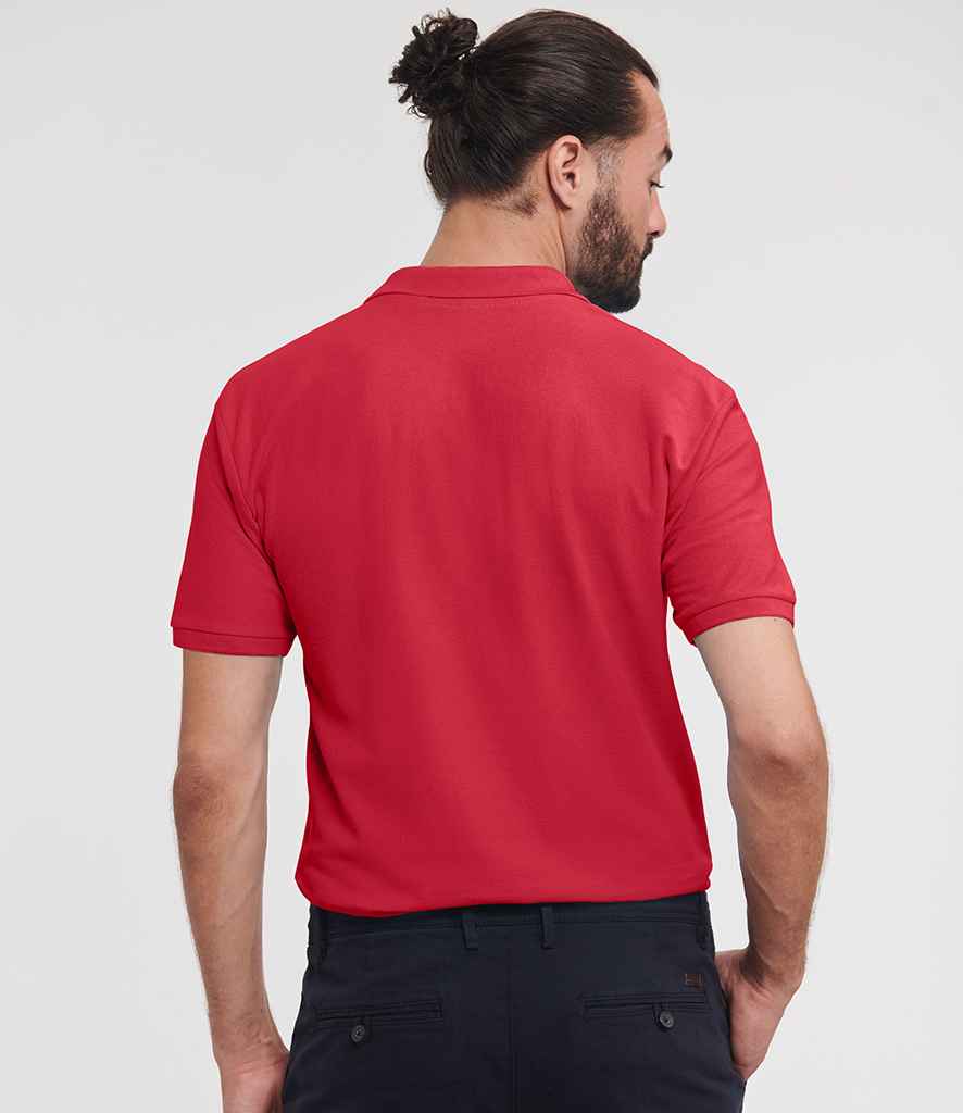 Russell Russell Athletic Authentic Eco Piqué Polo Shirt Classic Red