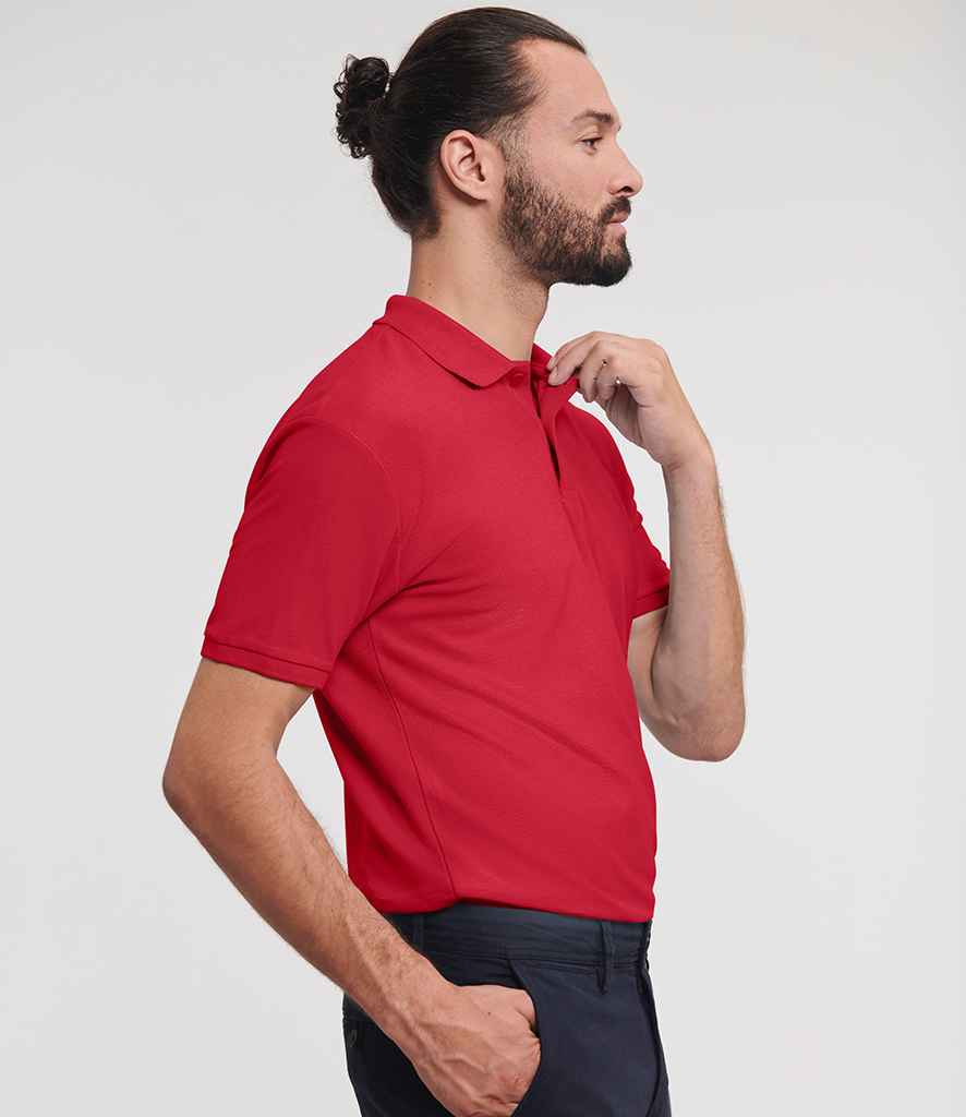 Russell Russell Athletic Authentic Eco Piqué Polo Shirt Classic Red