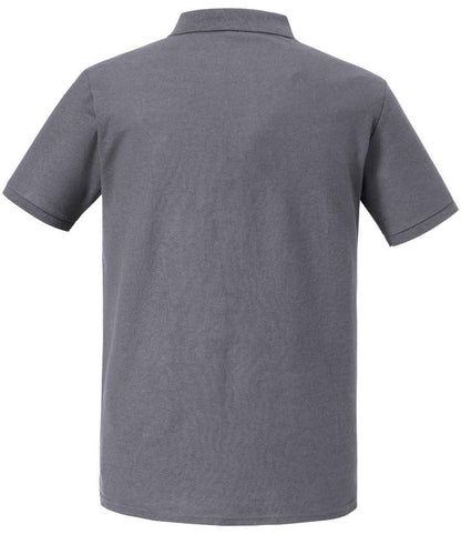 Russell Russell Athletic Authentic Eco Piqué Polo Shirt Convoy Grey