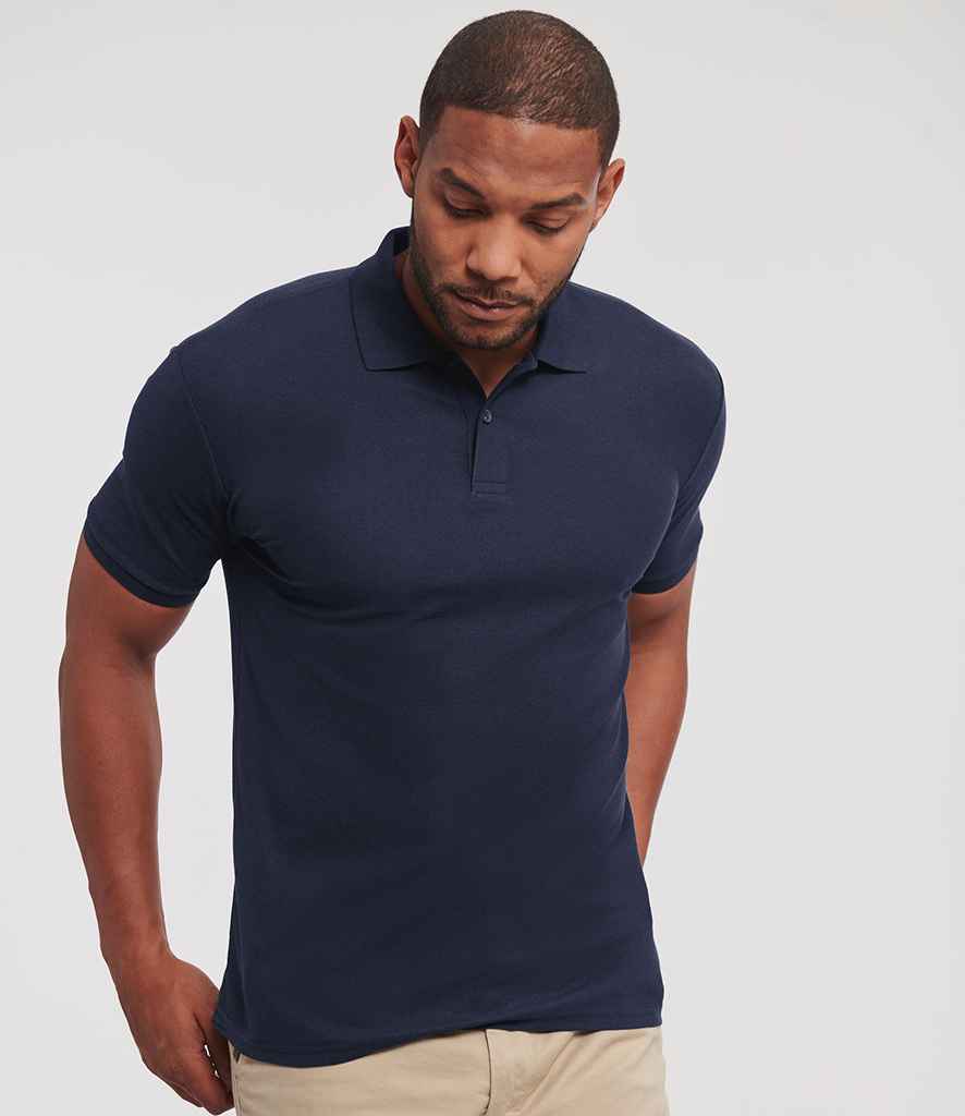 Russell Russell Athletic Authentic Eco Piqué Polo Shirt French Navy