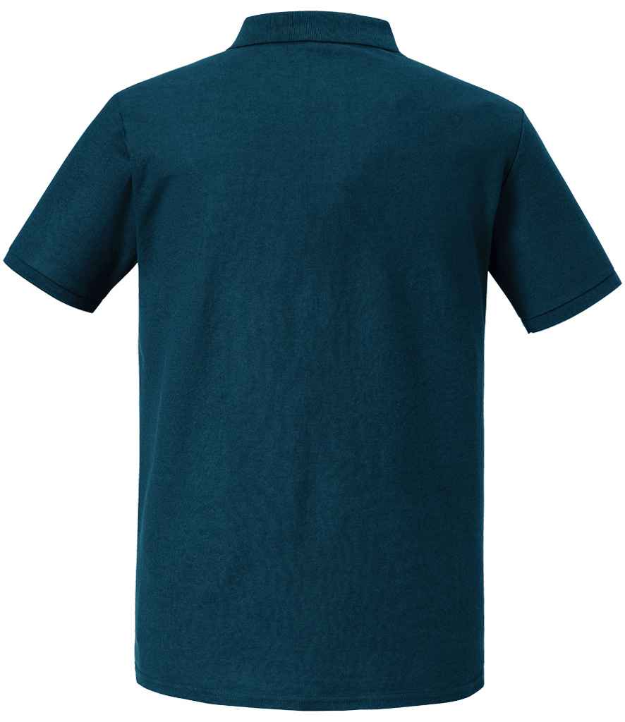 Russell Russell Athletic Authentic Eco Piqué Polo Shirt Petrol Blue