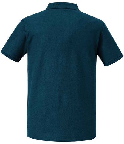 Russell Russell Athletic Authentic Eco Piqué Polo Shirt Petrol Blue