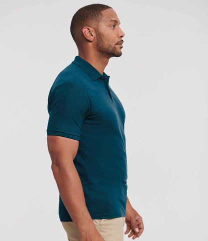 Russell Russell Athletic Authentic Eco Piqué Polo Shirt Petrol Blue