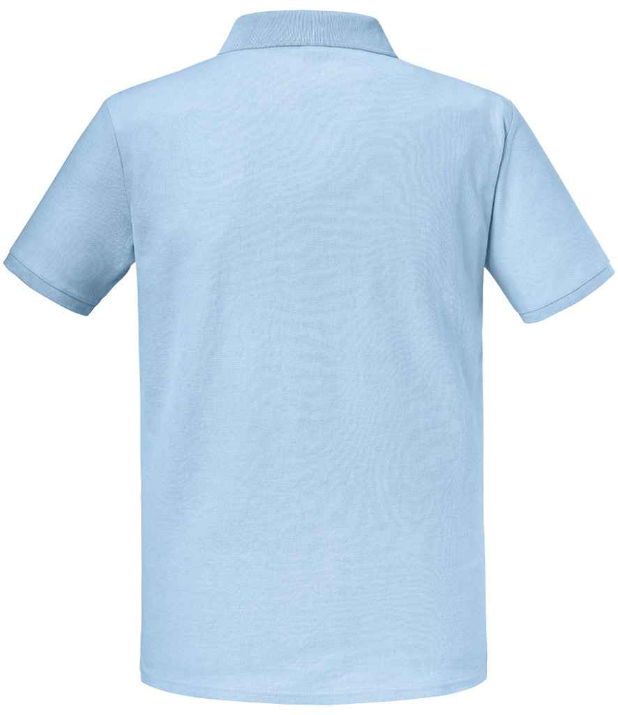 Russell Russell Athletic Authentic Eco Piqué Polo Shirt Sky Blue