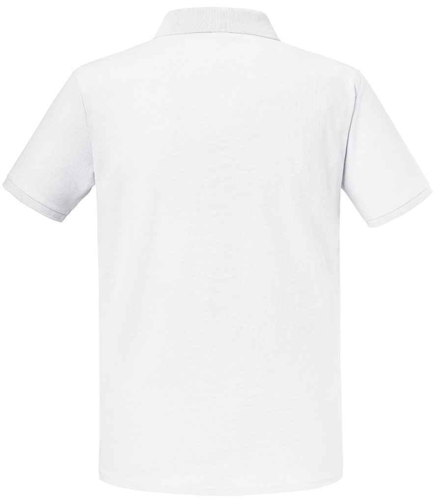 Russell Russell Athletic Authentic Eco Piqué Polo Shirt White