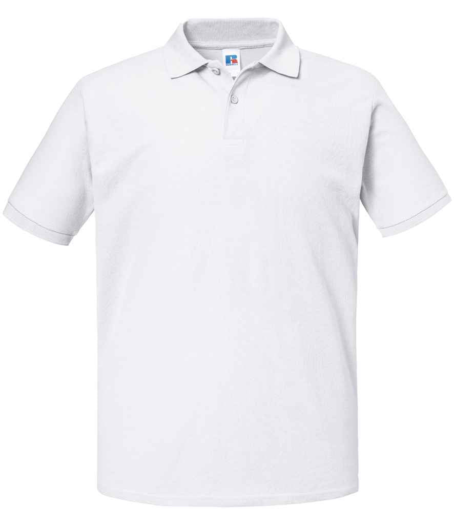 Russell Russell Athletic Authentic Eco Piqué Polo Shirt White